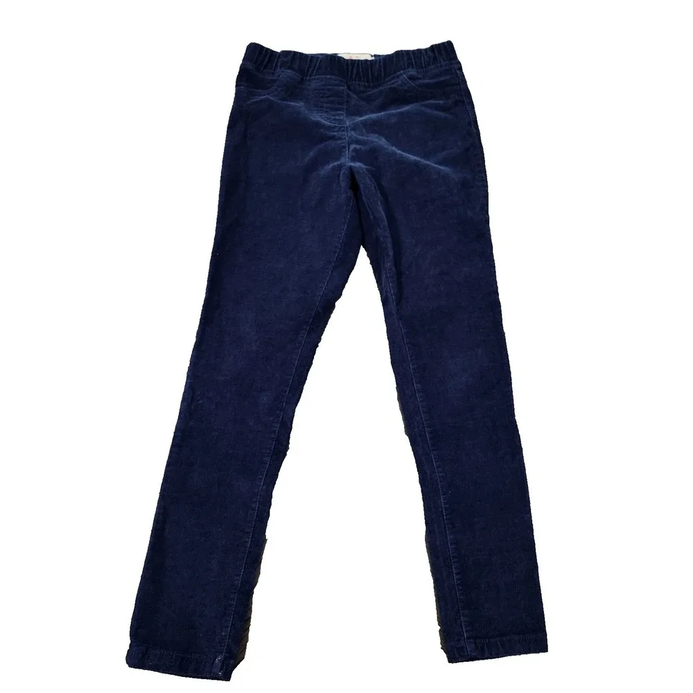 Mini Boden Kids Navy‎ Blue Corduroy Pull On Pants Size 9Y